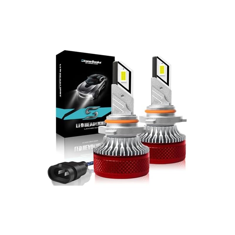 9005 HB3 H10 LED Faros para Delanteros,6500K Luz Blanca, 200W