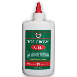 SBS Equine | Toe Grow Gel | Horse Hoof Care Product Promotes Hoof Growth and Healing | Increases Blood Flow and Collagen Production (10 Fluid Oz)