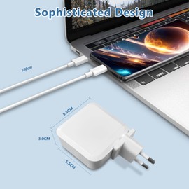 Charger for Mac Book Pro - Adapter Fast Charger USB C 65W, Compatible with MacBook Pro 16, 15, 14, 13 Inch, Mac Book Air 2018/2019/2020, Mac Book Air 13 Inch and All USB-C Devices