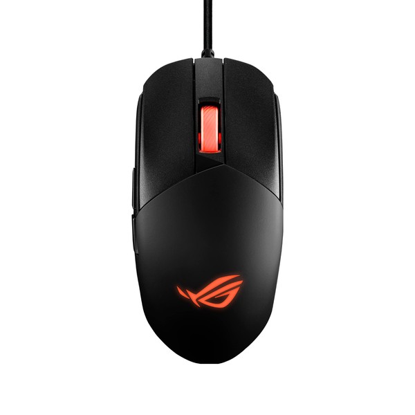 ASUS ROG Strix Impact III Gaming Mouse, Semi-Ambidextrous, Wired, Lightweight,
