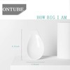 ONTUBE Ceramic Spoon Rests for Buffet Set of 4, Porcelain