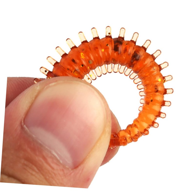 OHPHCALL Pcs Cm PVC Worm Shape Soft Lures g Weight