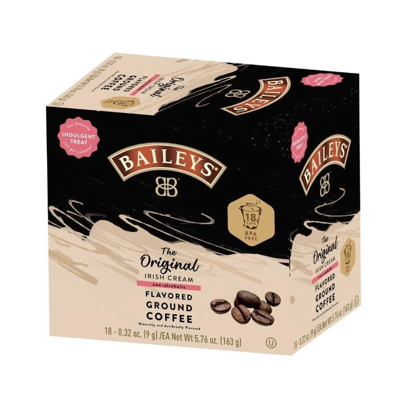 Bailey's Coffee, Original Irish Cream Flavored Single Serve Coffee Cups