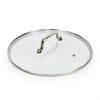 11 IN Glass Lid with Stainless Steel Handle for Frying