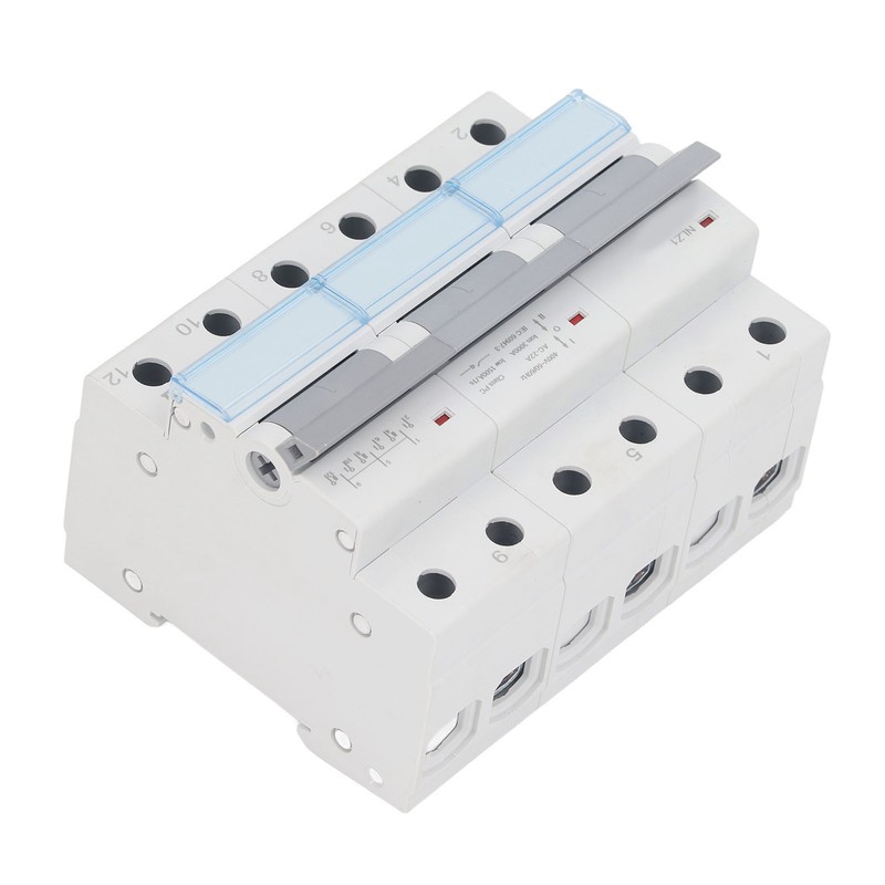 400VAC Dual Power Manual Transfer Switch 35mm DIN Rail Mount