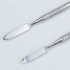Healifty Stainless Steel Double Spatula Ointment Spatula for Make Up