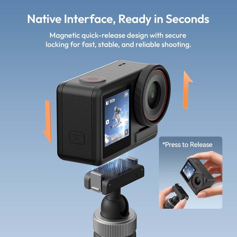 ULANZI MT95 Mini Tripod for DJI Action 5 Pro/4/3/Osmo 360