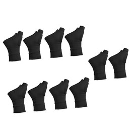 ULTECHNOVO 5pairs Breathable Wrist Brace Compression Gloves for Lightweight Support for Daily Use Gaming Typing More