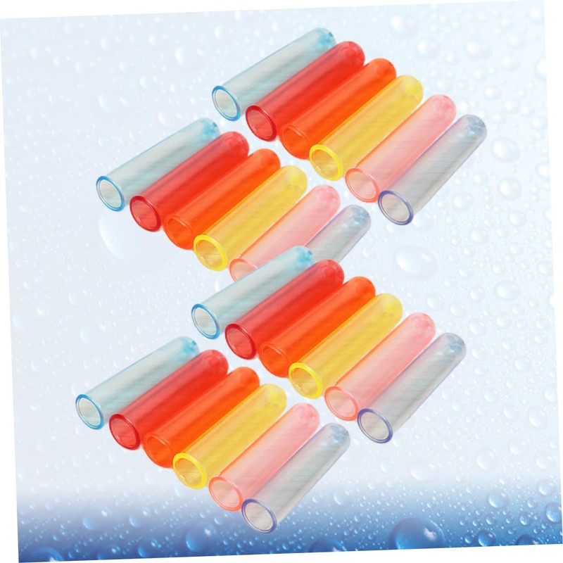 SEWACC 100% Plastic Pencil Lid Covers 50pcs Pencil Cas Art
