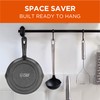Commercial CHEF 3-Piece Cast Iron Skillet Set – 8 inch,