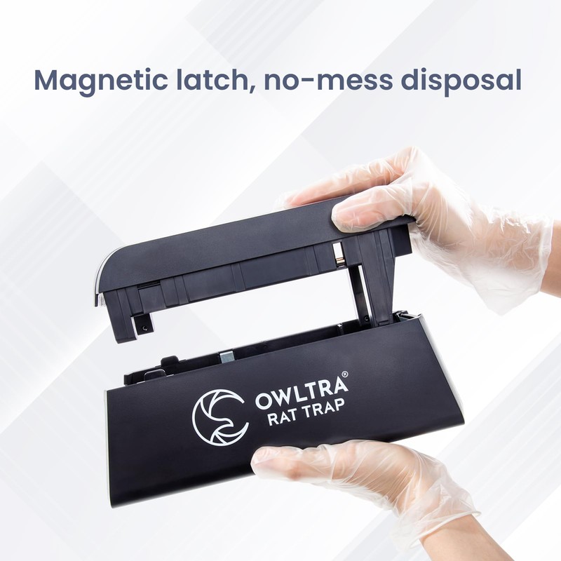 OWLTRA OW-1 Indoor Electric Rat Trap 2PCS, Instant Kill Rodent