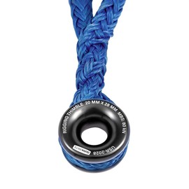 Pelican Rope Arborist Sling, USA Made 5/8" Adjustable Rigging Block Sling with Aluminum Ring - Single-Head, 14,800 LBS MBS / 1,480 LBS WLL, 12 Strand Green Polyester, Tree Climbing Gear, 15 FT