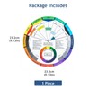 Wigearss Color Mixing Wheel Package for School Office Learning Guide