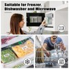 2000 Pcs Removable Freezer Labels, 1" x 2" Blank Label