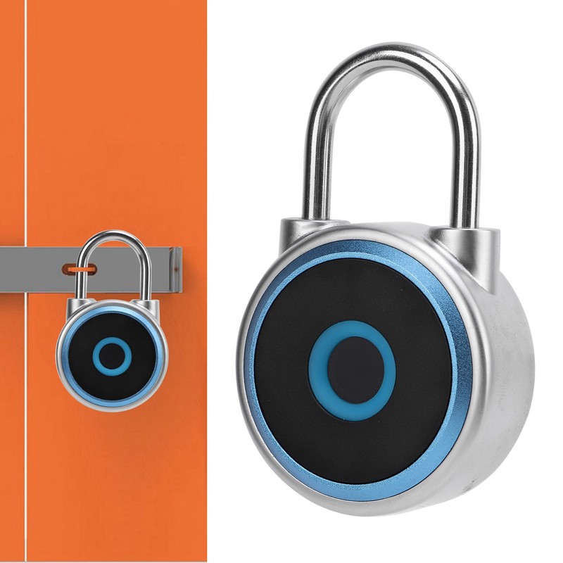 GS50F Smart Padlock IP65 Waterproof USB Charging Pure Fingerprint Luggage