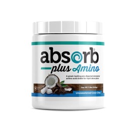 Absorb Plus Amino – Nutritional Supplement, Nutritional Support, Non-GMO, Gluten Free, Elemental Free-Form Amino Acid Formula (1.1 lbs, Unsweetened Coco-Choc)