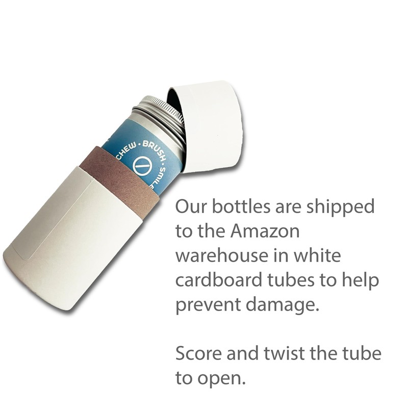 WELdental Chew Brush Smile Toothpaste Tablets 120 Count, Peppermint