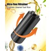 10 Micron Inline Fuel Filter Fit for Gasoline Diesel E85