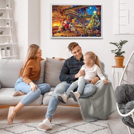 Puzzle 500 Pieces Adult Santa Claus 52 x 38 cm Puzzles for Adults Classic Puzzles Christmas 500 Pieces Adult Christmas Puzzle Heavy Adults 500 Pieces