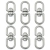 Bivethoi 6 PCS Double Eye Swivel, Stainless Steel Eye to