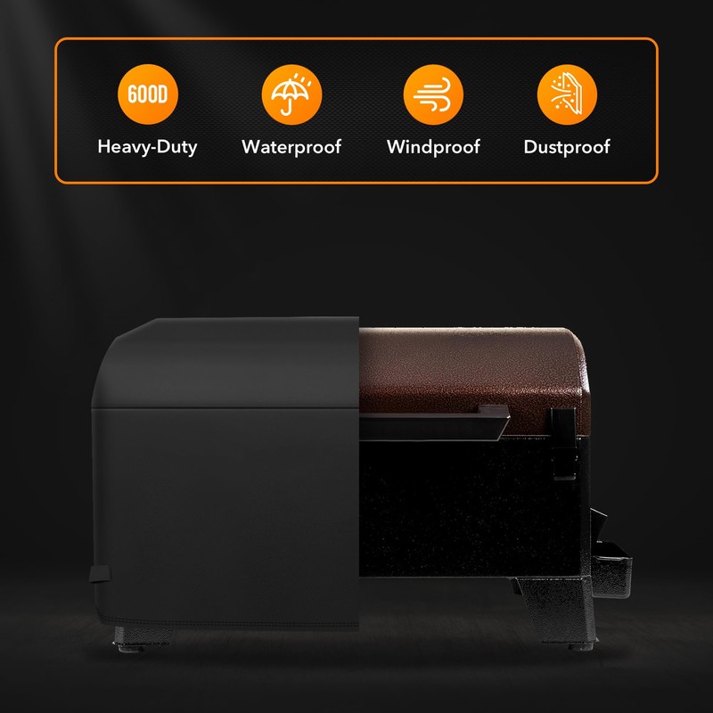 Heavy Duty 600D Polyester Cover Compatible with Pit Boss Portable
