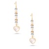 Montana West Wrangler Gold Plated Moonstone Drop Dangle Earrings for
