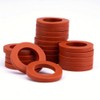 20 Pack Garden Hose Washers – 3/4 Inch Red Rubber