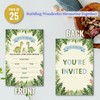 WENFLY Dinosaur Baby Shower Invitations Card, Party Invitations Kit with