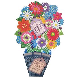 Designer Greetings Die Cut Pop Out Flowers in Basket : Mother Passover Card