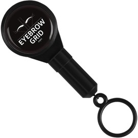 Regla de marca de cadena de posicionamiento de cejas semipermanente, cadena de pretintas, rejillas de mapeo de cejas, herramienta de medición, rejillas estirables