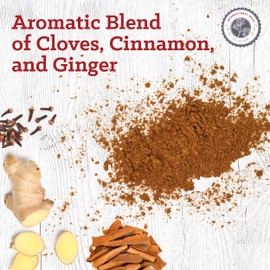 Gingerbread Spice Seasoning by International Spice, Ginger Spice for Cookies, Cake, Tea, Ginger Bread Spice, Gourmet Kitchen Spice, Cooking Gifts, Restaurant Quality, 16 oz. Bottle