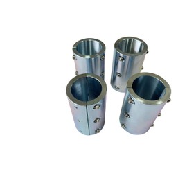 BZBMGMO Split Collar Tube Clamps,UTV Universal Connector Weldable Tube Clamps, Long Connector Tube Clamp 1-1/4" Qty 4