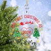 Our First Christmas as Mr and Mrs 2024 Ornament Christmas