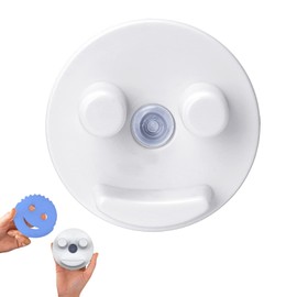 Scrub Sponge Holder for Daddy Mommy,Smiley Face Sponge Storage Holder,Suction Cup Scrub Holder For Sink,Kitchen Sponge Holder, Holder for Scrub Daddy Mommy Sink Organization(Sponges Not Included)