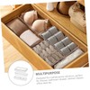 Parliky 5 Pc Drawer Organizer Box Plastic Storage Trays for
