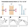 Ravinte Pack of 10 Crystal Drawer Knobs and Handles, Pink