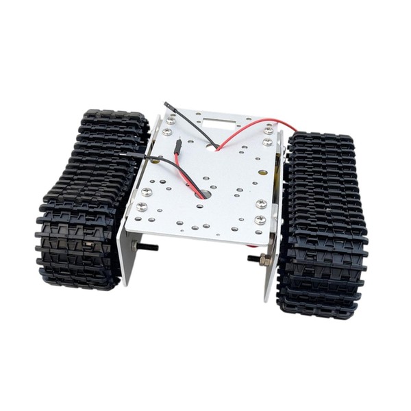 perfeclan Robot Tank Car Chassis Aluminum Alloy Maker Model Steam