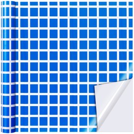 Nuanchu Self-Adhesive Vinyl Pool Liner Patch - Waterproof PVC Repair Sheet for Above Ground Pools, Bounce House, Inflatable Boat & Swimming Toys(Classic,12 x 40 Inch)