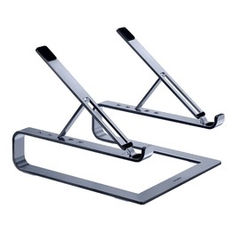 Hagibis Laptop Stand for Desk, Adjustable Height Laptop Riser, Aluminum Ergonomic Portable Computer Holder, Foldable Anti-Slip Laptops Elevator Compatible with 11-17.3 inch Laptops Notebook