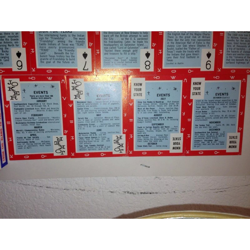 VINTAGE TEXAS LBJ PLAYING CARDS