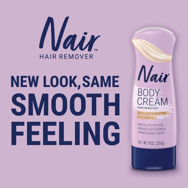 Nair Hair Remover Lotion with Cocoa Butter & Vitamin E, 9 oz