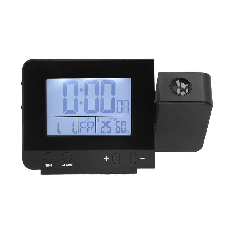 180° Rotation Projection Alarm Clock USB Powered LED Digital Clock