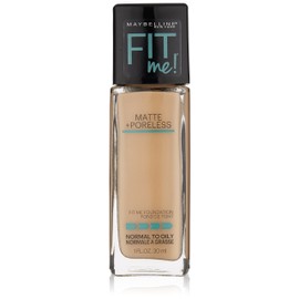 Maybelline New York Fit Me Matte Plus Pore Less Foundation, Soft Sand, 1 Fluid Ounce