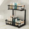 HOMVIA 2-Tier Under Sink Organizer – Slide-Out Reversible Pull-Out Storage