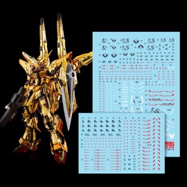 Fluorescent!! HG RG EG 1/144 Robot MS Snow Company Detail Up Water Transfer Decal (For RG 1/144 AN)