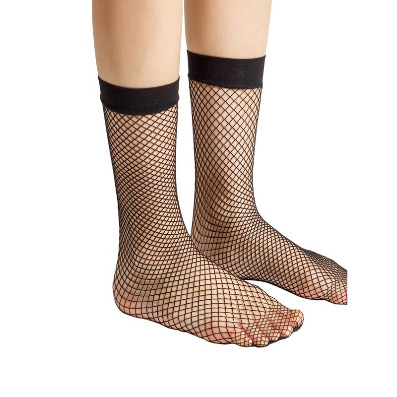 Floerns Women's 3 Pairs Hollow Out Solid Fishnet Ankle Socks