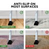 Sliding Door Security Bar, Door Jammer 2-in-1 Adjustable, Door Stoppers