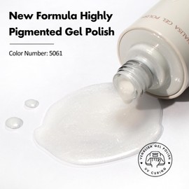 V VENALISA VENALISA Glitter Gel Nail Polish 1 Pcs 10ML Soak Off Salon Manicure DIY at Home Nail Art For Girls Women