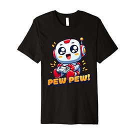 Playful Robot Gamer Premium T-Shirt