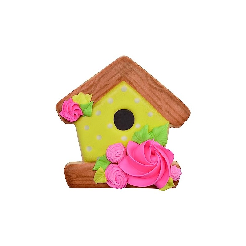R&M Birdhouse 4" Tinplated Cookie Cutter, Silver